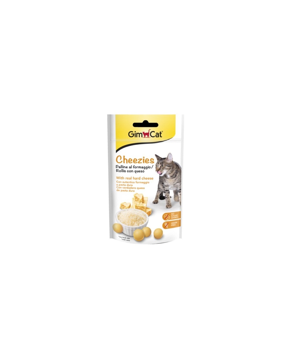 Gimcat - Snack Cheezies Palline al Formaggio 50 gr