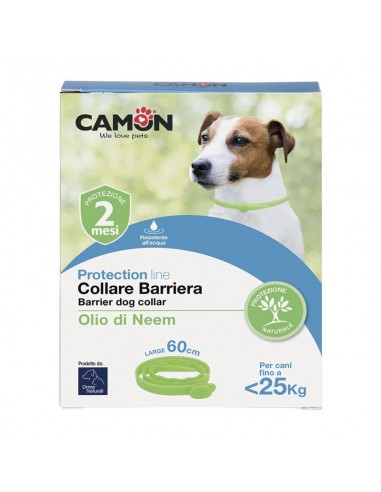 Camon - Collare Barriera all'Olio di Neem - per cani fino a 25 kg