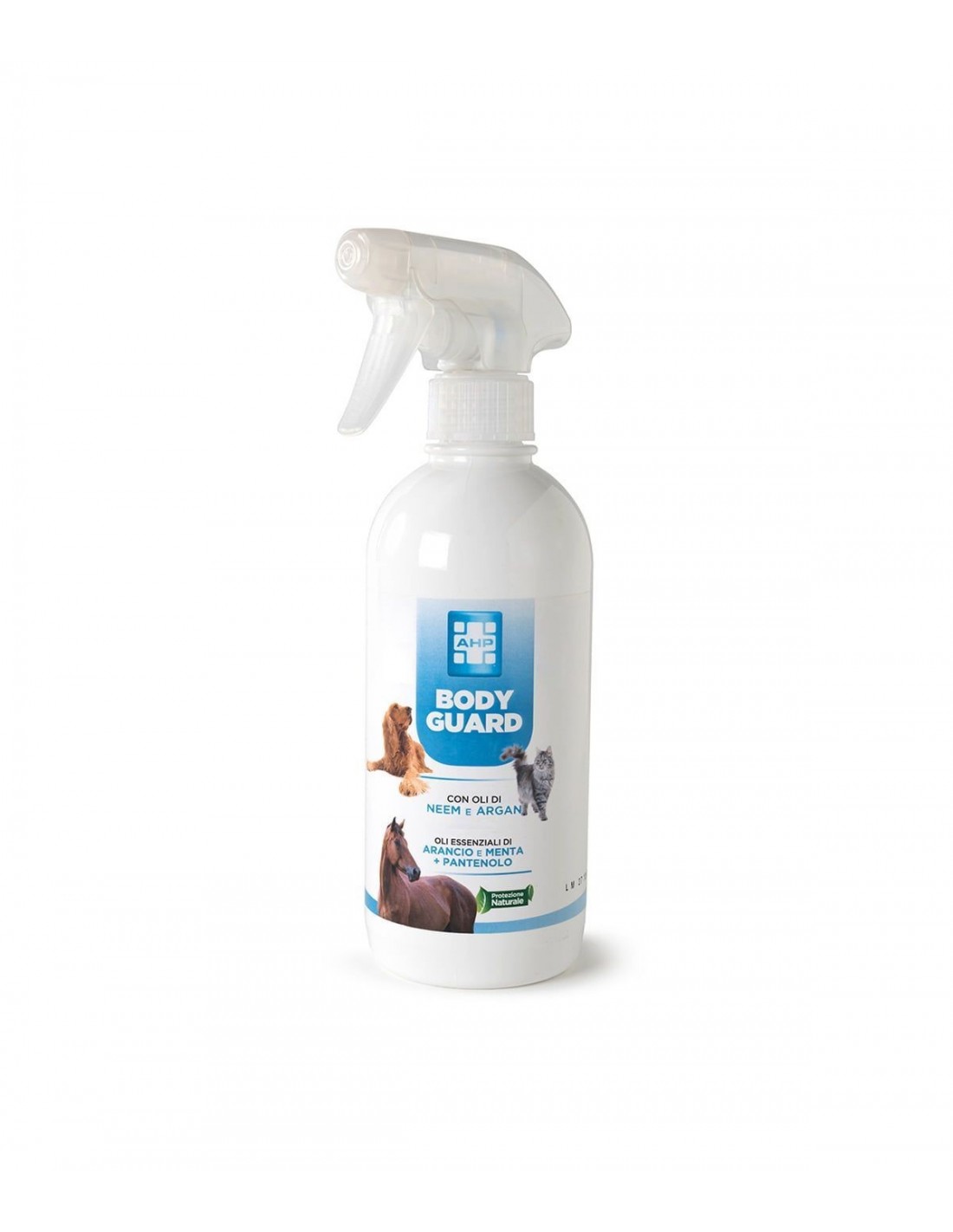 AHP - Body Guard Protezione Naturale con olio di Neem ed Argan per Cani  Gatti Cavalli - 500ml